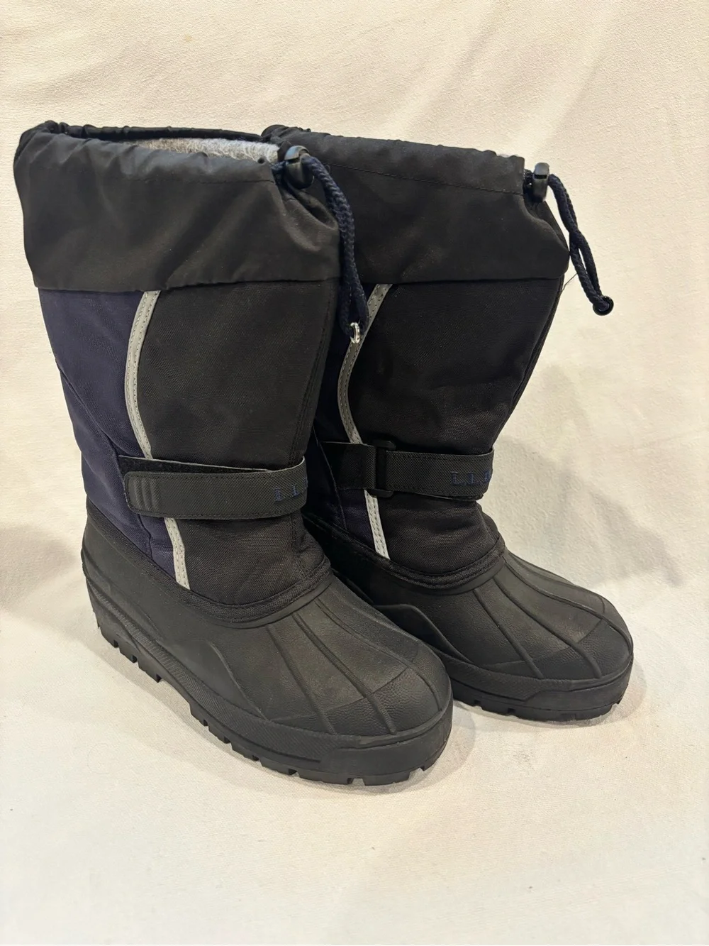 L.L. Bean Kids' Northwoods Boots - Black & Navy NEW NEVER WORN!